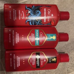 Old Spice Red Shampoo and Conditioner Set